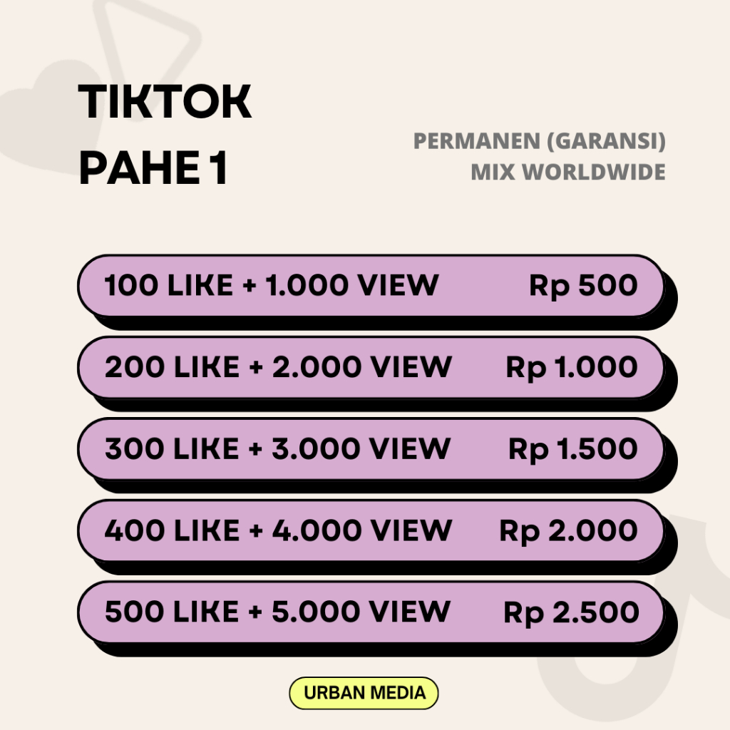 TIK  TOK Likess Fast Tambah Likes FYP Global Penonton View TIKTOK High Quality Views Beli Like TIKTO