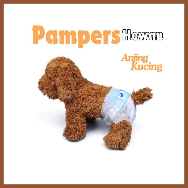 Pampers Kucing Kitten Kecil S Perekat Popok Hewan Monkey Anjing Jantan Betina Bayi Terlaris Eceran S