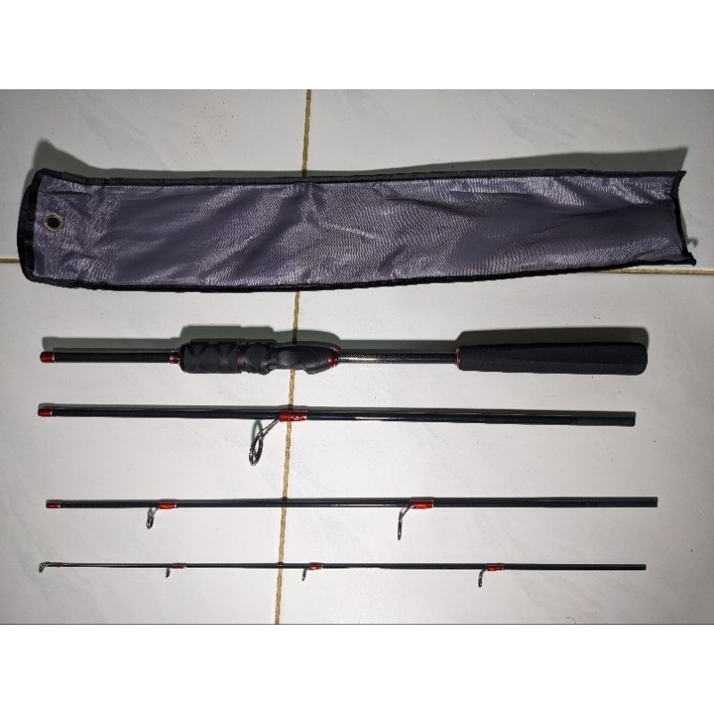 Kenzi trastic 624 travel rod ring fuji seken mulus