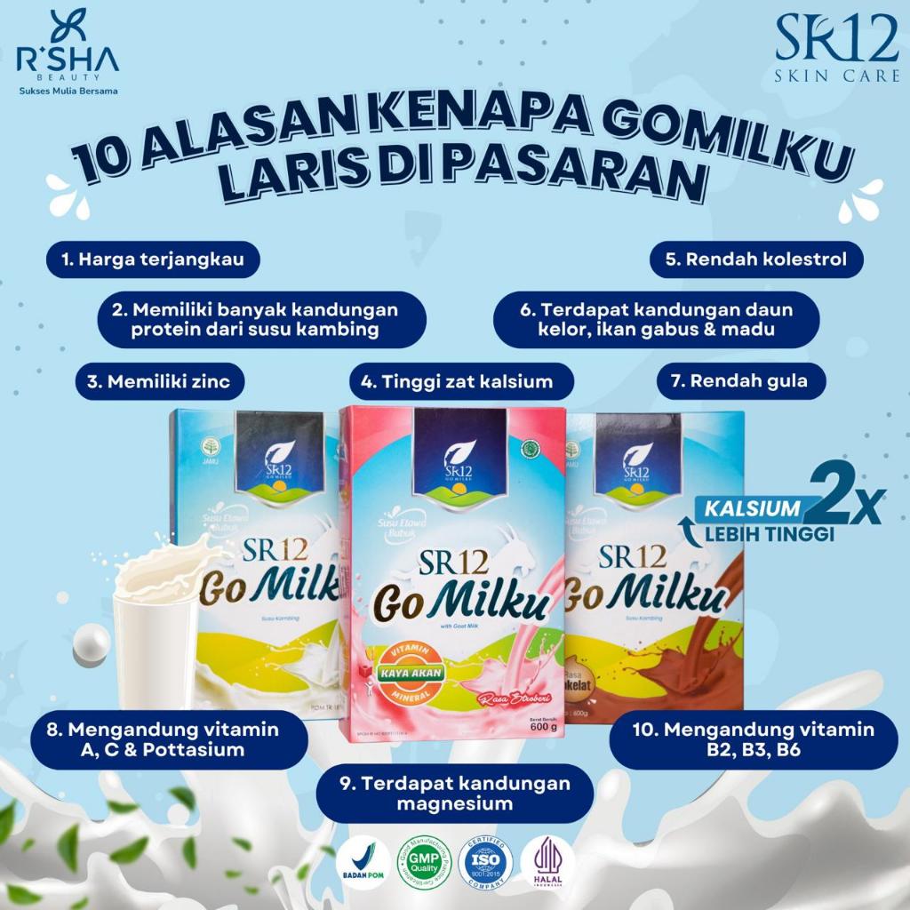 

SUSU GOMILKU SR12 ETAWA HALAL TERBAIK / SUSU KAMBING ETAWA GO MILKU