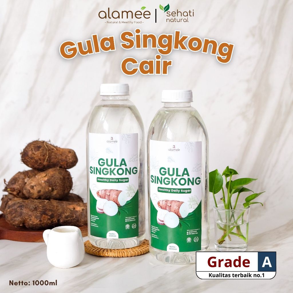 

Gula Singkong Organik Cair Rendah Kalori Pemanis Sweetener Fructose Gluten Free Tanpa Pemanis Buatan