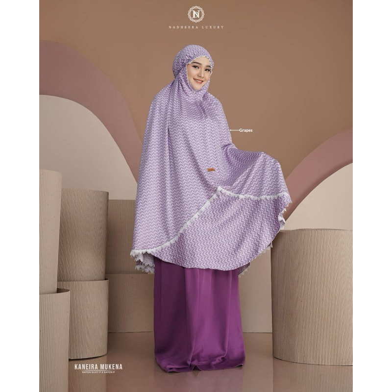 MUKENA NADHEEEA LUXURY MUKENA RAYON MUKENA PARASUT MUKENA TRAVEL MUKENA DAILY TERUSAN LATISZA MUKENA
