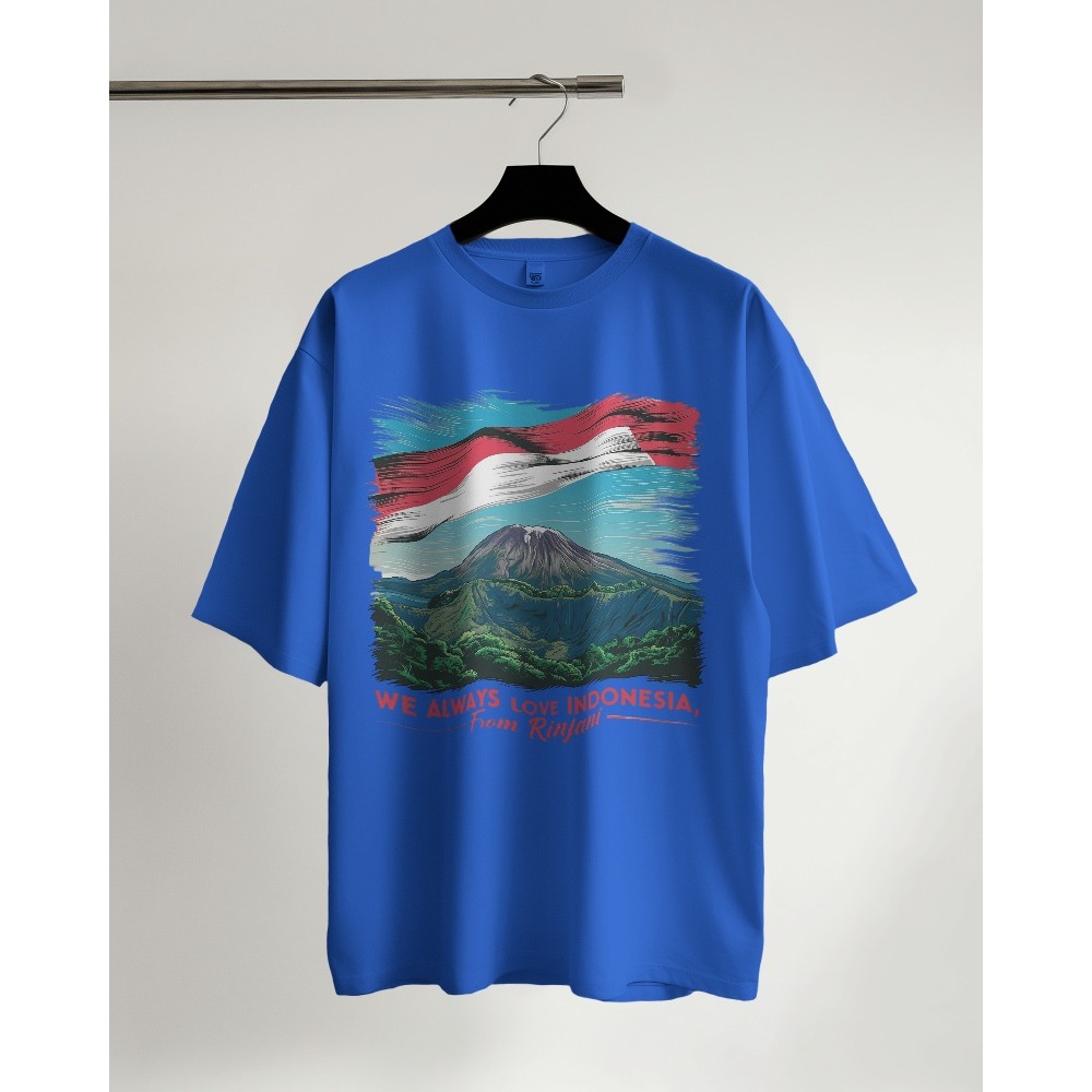 KAOS KEMERDEKAAN HUT 79Tahun /KAOS GUNUNG RINJANI/ KAOS 17 AGUSTUS / KAOS AGUSTUSAN PRIA DEWASA /Kao