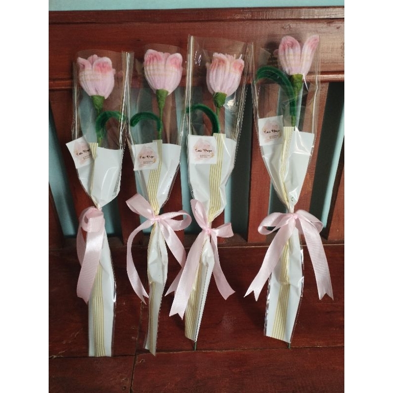 buket bunga tulip 1 tangkai