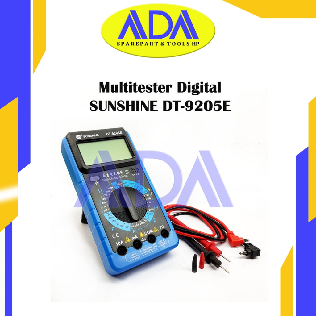 MULTITESTER DIGITAL SUNSHINE DT9205E / DT-9205E