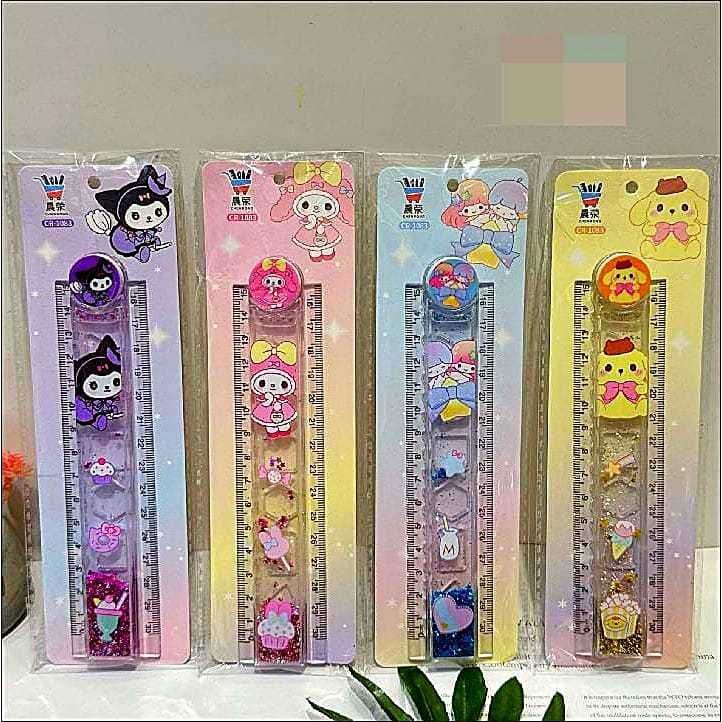 

Penggaris Lipat Gliter 30cm Sanrio