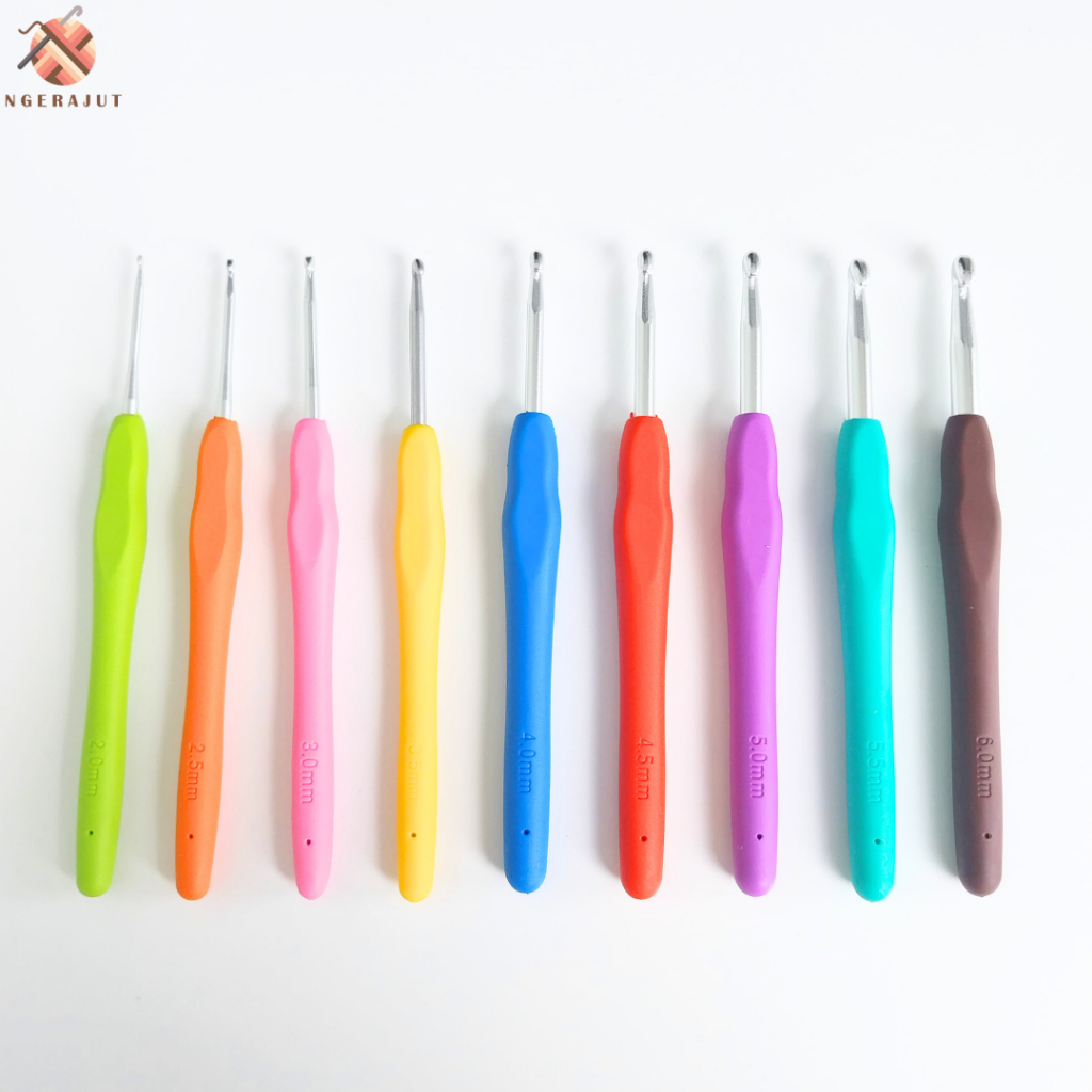 Hakpen rajut / Crochet Pen Satuan