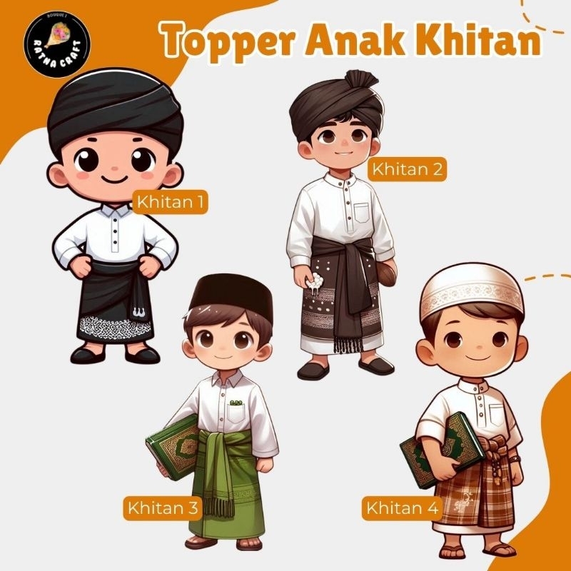 

Topper Anak Khitan | Topper Anak Sunat, Karakter Keren