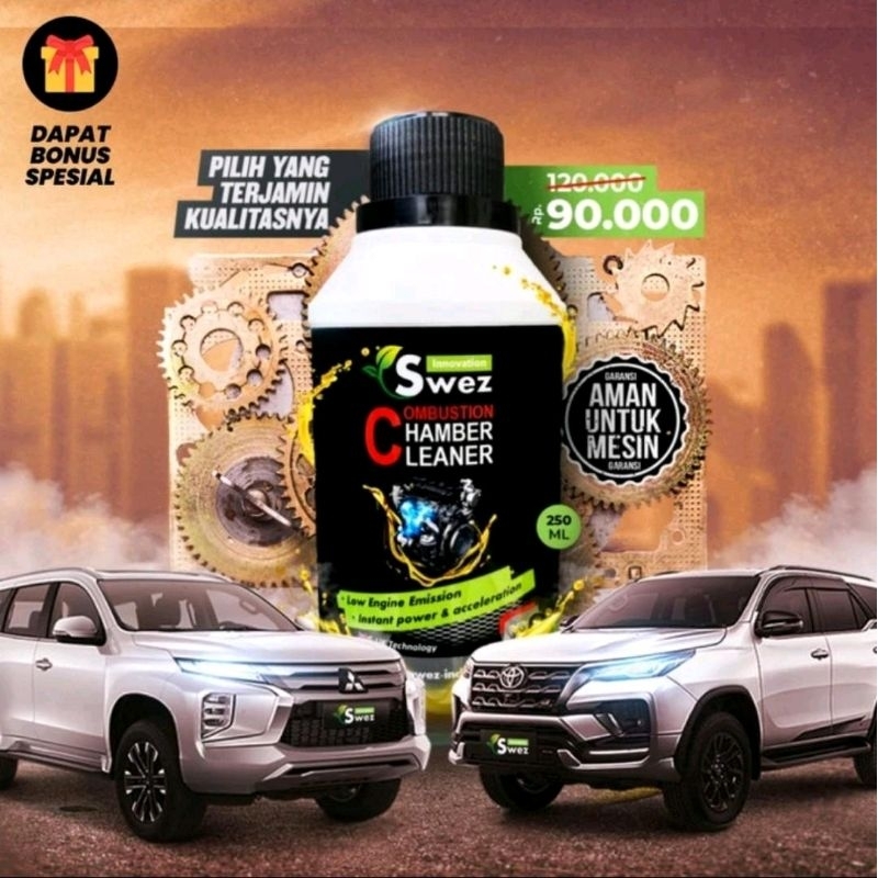 Swez Combustion Chamber Cleaner 250ml | Carbon Cleaner Mobil Lapisan Logam