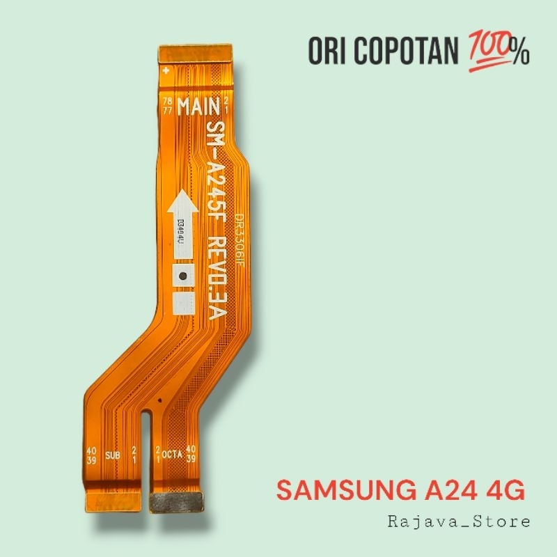 Fleksibel fleksible penghubung mesin UI samsung a24 4g ori original cabutan copotan asli garansi nor