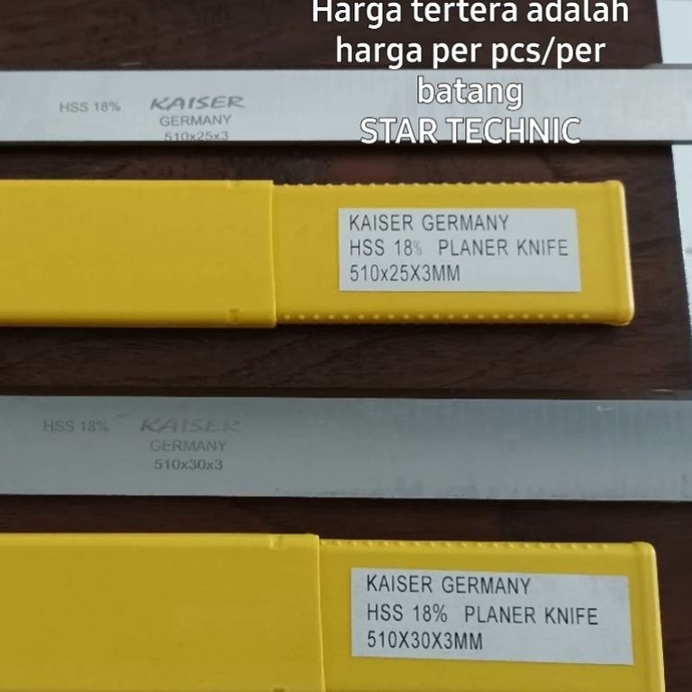 

KODE O3U 51cm HSS PLANER KNIFE KAISERPisau untuk serut kayuWood working tools