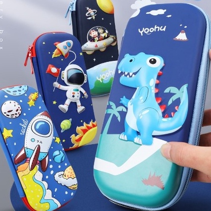 

KODE T46I Kotak Pensil 3D Anak Sekolah TIMBUL 3 DIMENSI TEMPAT PENSIL KARAKTER Bahan EVA Anti Air HADIAH