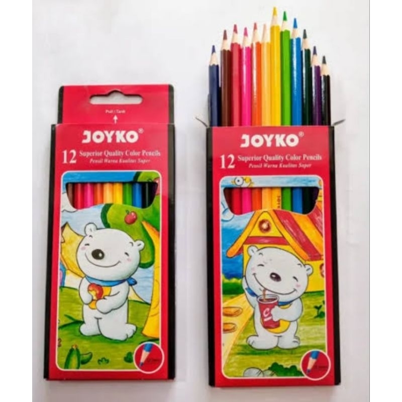 

Pensil warna joyko 12 warna panjang/color pensil kayu