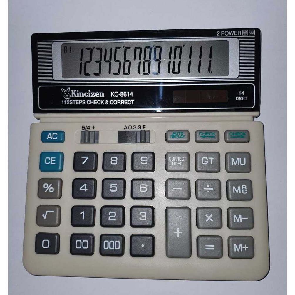 

KODE S5P Kalkulator Kincizen Citizen CT 8614 14 Digit Besar Kalkulator 14 Digit