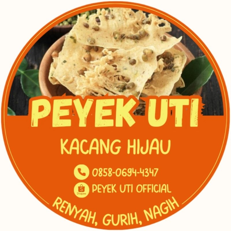 

PEYEK UTI VARIAN KACANG HIJAU. KEMASAN BOX MIKA. NETTO 130GR