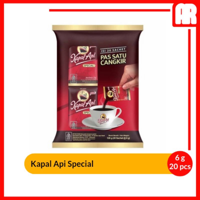 

Kapal Api Kopi Instan Special 20 x 6g