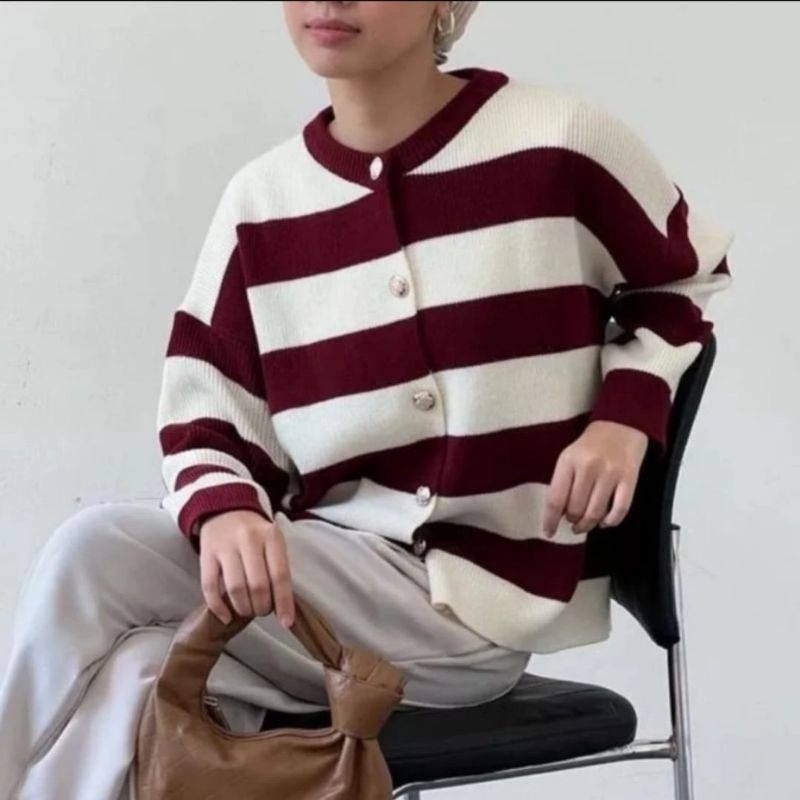 Alzi SWEATER RAJUT MODEL KORA SWEATER rajut baju rajut premium atasan wanita baju modern baju wanita