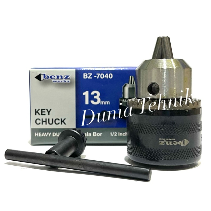 Kepala Bor 13 mm MOLLAR / BENZ Chuck Bor 13 mm Kepala Bor Listrik Drill Chuck Bor 13 mm Benz Kunci B