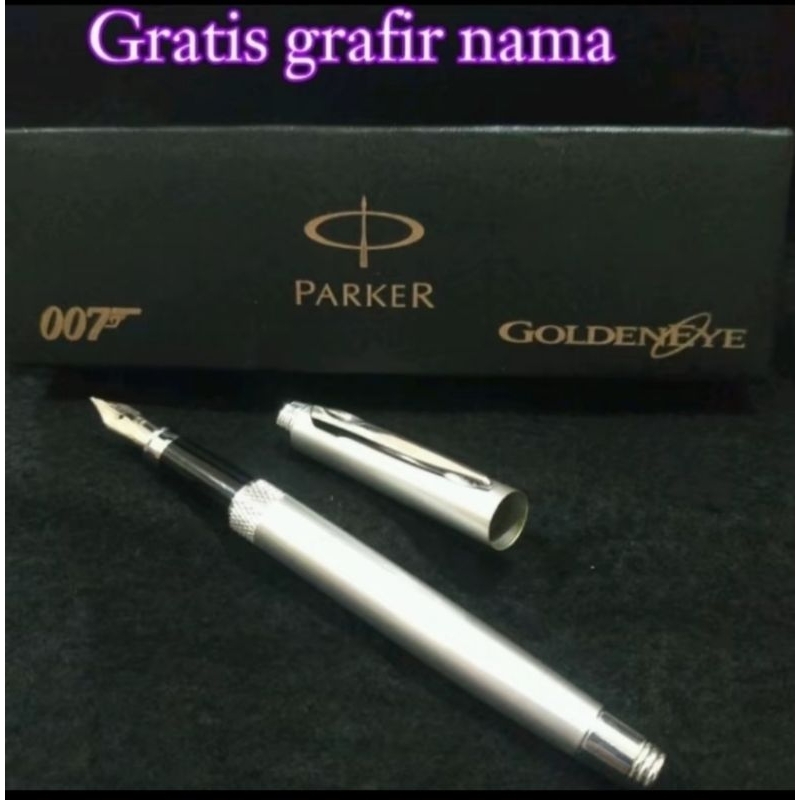 

Bulpoint Parker Limited Edisi James Bond & Golden Eye Free Grafir Nama/Logo + Box Exclusive
