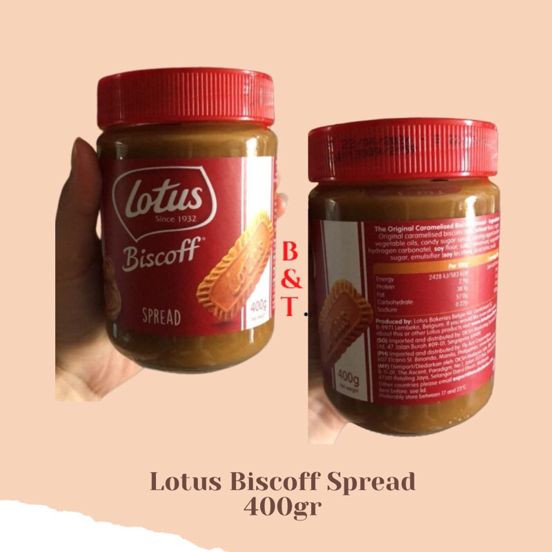 

Lotus Biscoff Spread uk 400gr