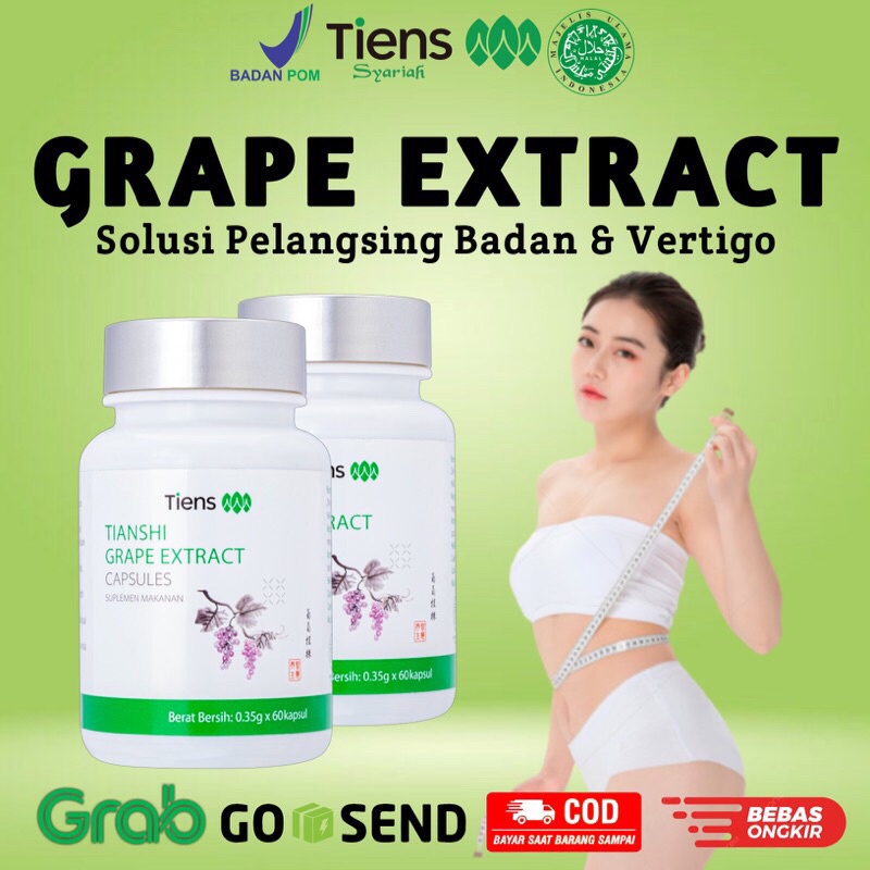 GRAPE EXTRACT TIENS NUTRISI VERTIGO | PENYUMBATAN PEMBULUH DARAH