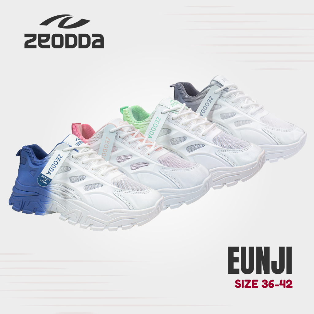 Hot Deals Zeodda Eunji Sepatu Sneakers Wanita Warna Gradasi 1033