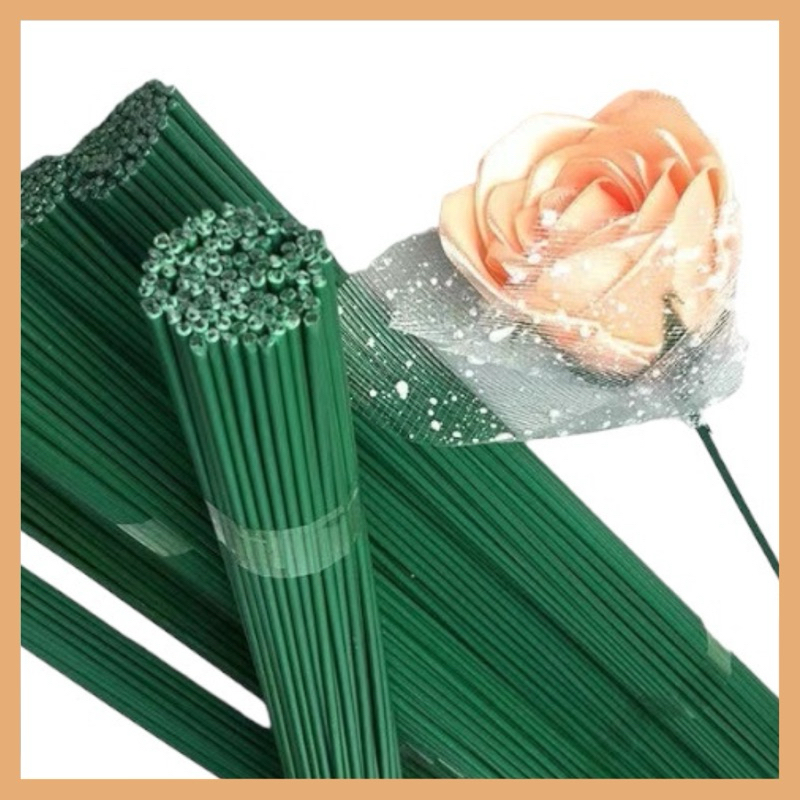 [1 Tangkai/Biji] Kawat Tangkai Bunga Florist/ Tangkai Bunga No 16 18 20 24/ Tangkai Bunga Bouquet / 