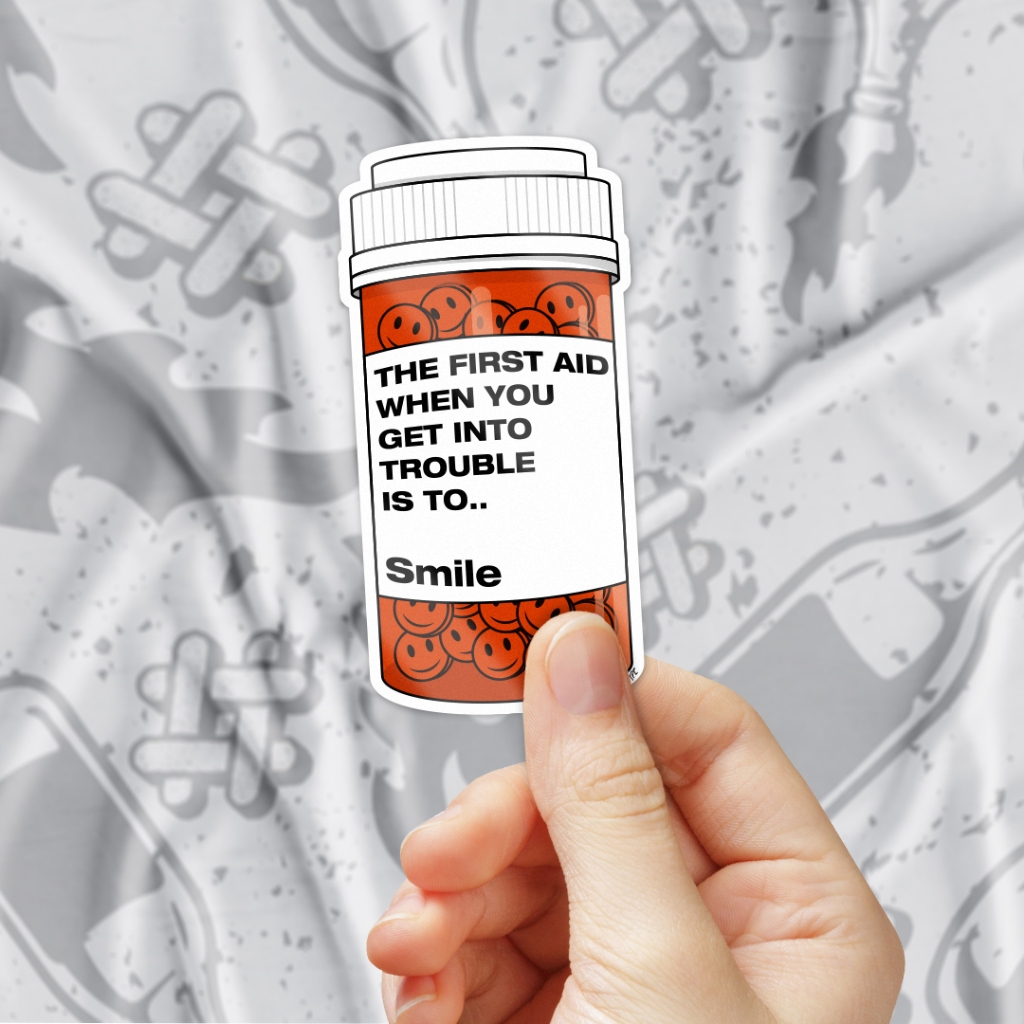 

Hobhype Sticker Vinyl - Smile Medicine