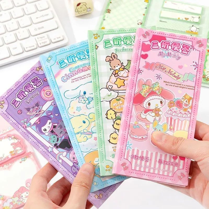 

New arrival !!! 三丽鸥便利贴纸可爱卡通 Sanrio Note sticky pad / memo sticky / Note sticky cinnamoroll pochacco melody kuromi
