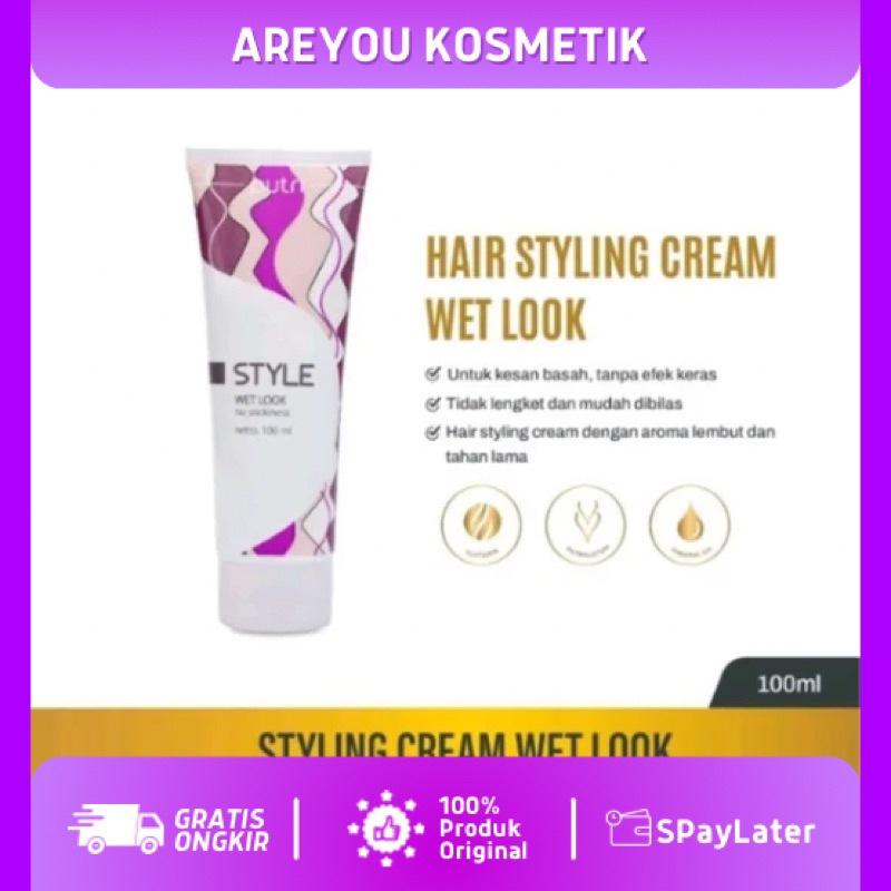 PUTRI Hair Styling Cream Wet Look 100ml
