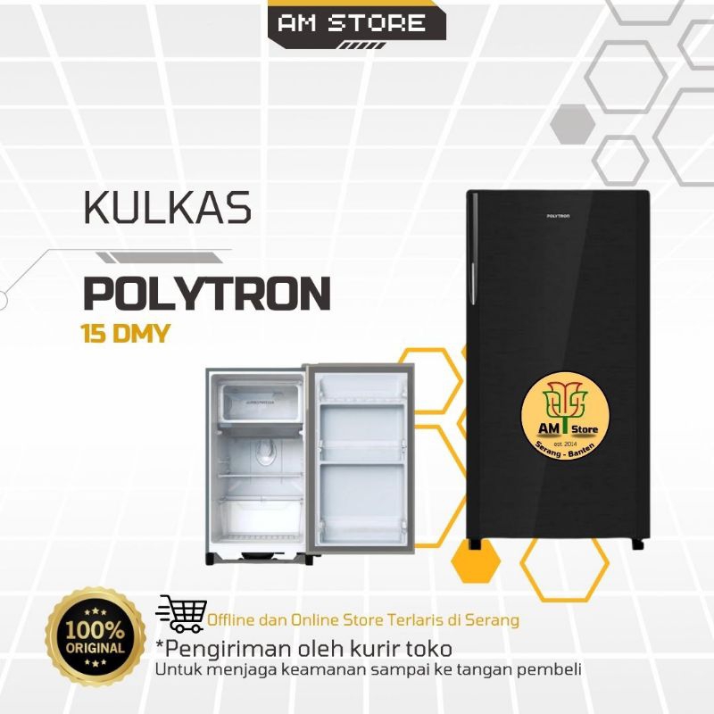 Kulkas 1 Pintu Polytron 15 DMY