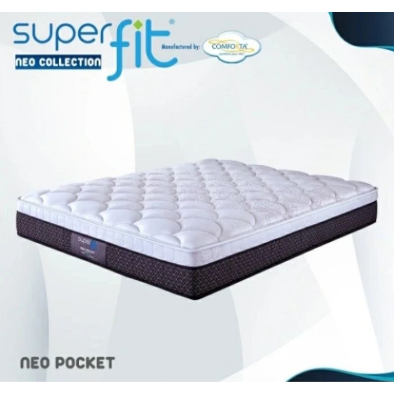 comforta superfit neo pocket 120 x 200 kasur saja spring bed 120x200 matras only