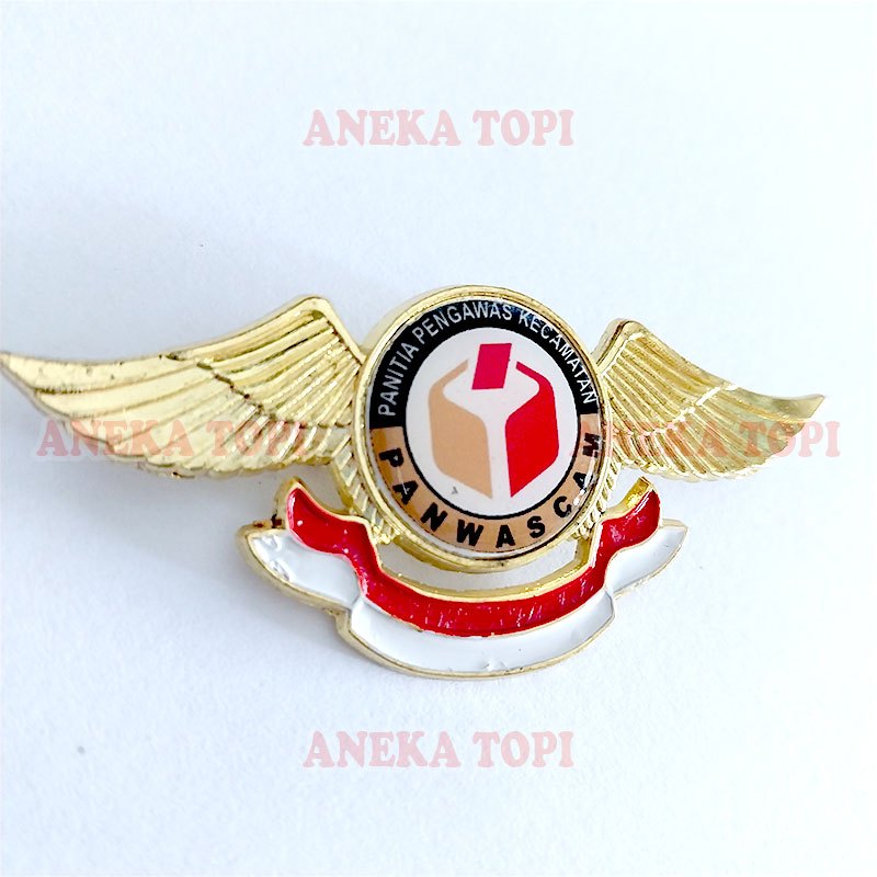 Pin Wing Panwascam Pin Logo Panwascam - Aneka Topi