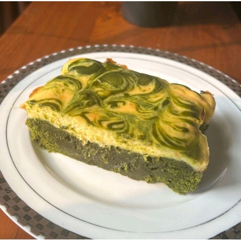 

Fudgybro Matcha Cheese Brownie Large