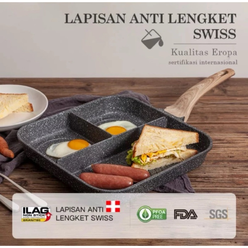 PRELOVED Carote 3 in 1 Grill Pan