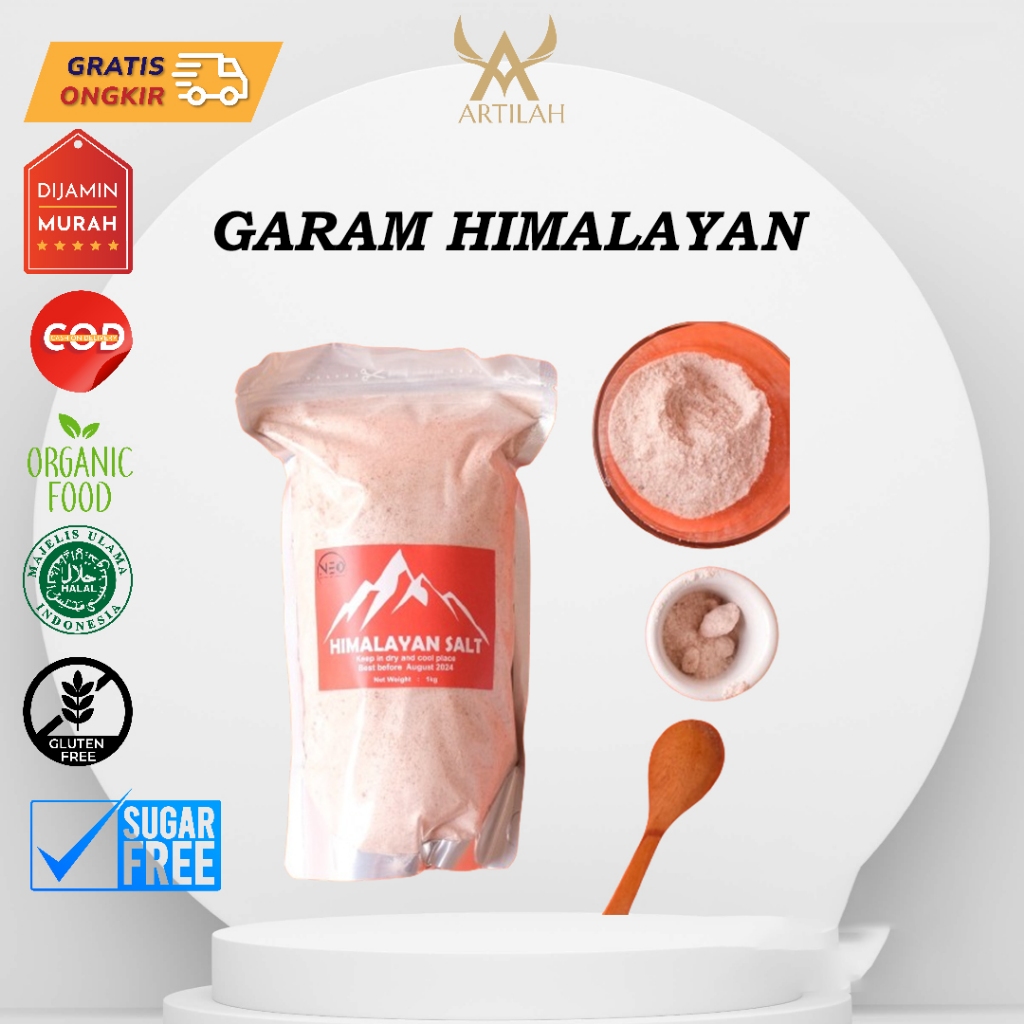 

Garam Himalaya 100gram / Pink Himalayan Salt
