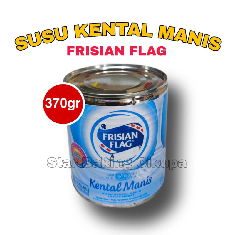 

FRISIAN FLAG SUSU KENTAL MANIS FULL CREAM KALENG 370g Putih