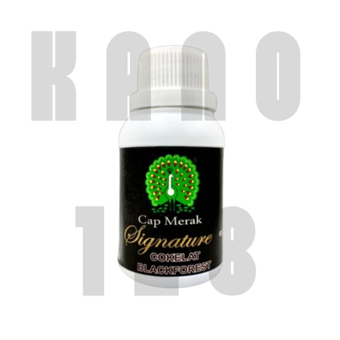 

PERISA PASTA MAKANAN / PERISA MAKANAN CAP MERAK SIGNATURE 100 GR