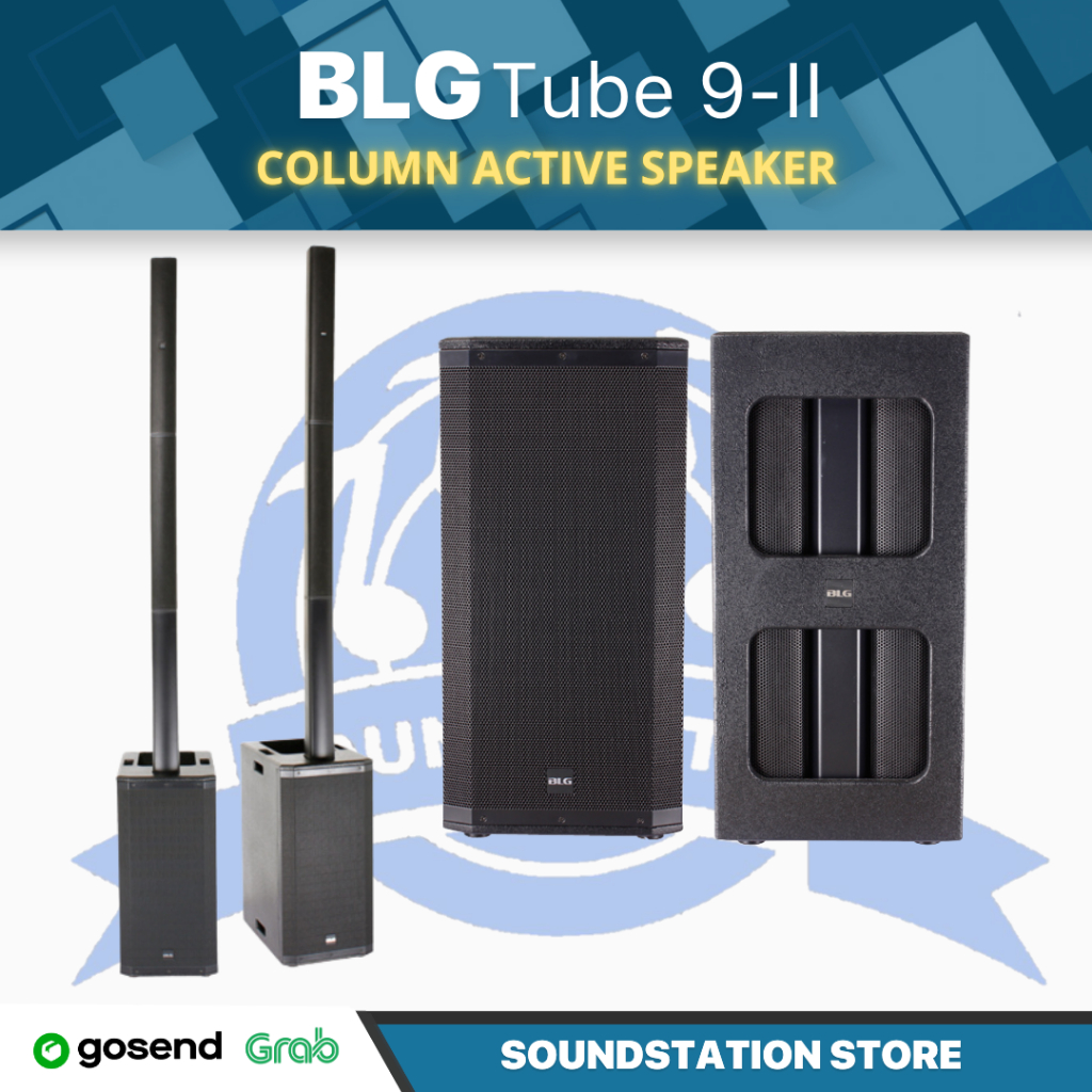 BLG Tube 9-II Active Compact Column PA Speaker 1500W
