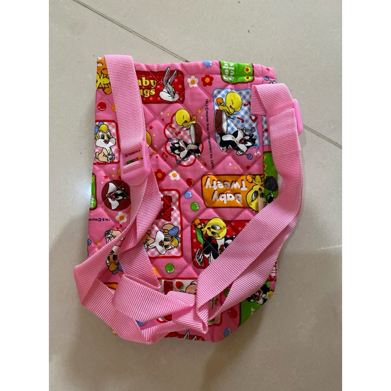 (LV) TAS BOTOL MINUM TWEETY ,SARUNG BOTOL MINUM TWEETY ,SARUNG BOTOL MINUM TALI SELEMPANG ,TAS BOTOL