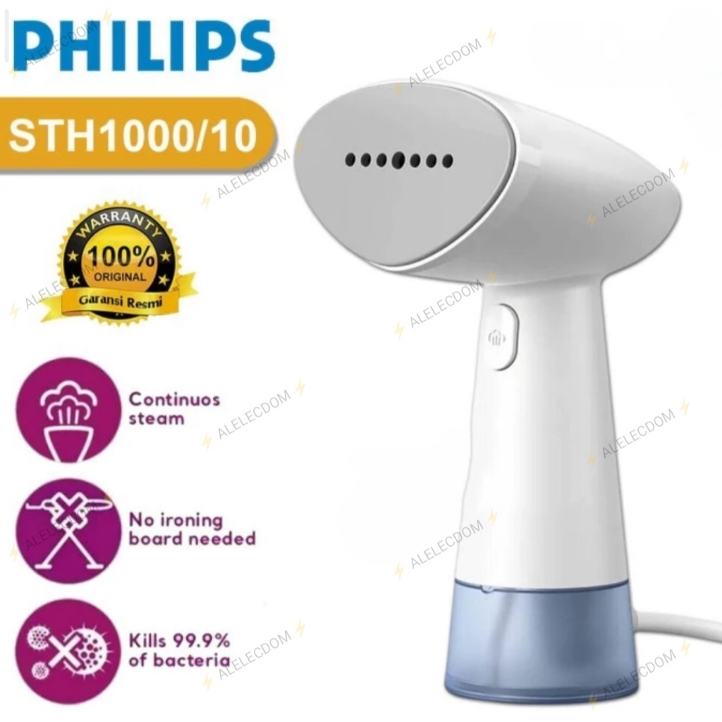 Philips Steamer STH 1000 / Setrika Uap Steamer Philips STH1000