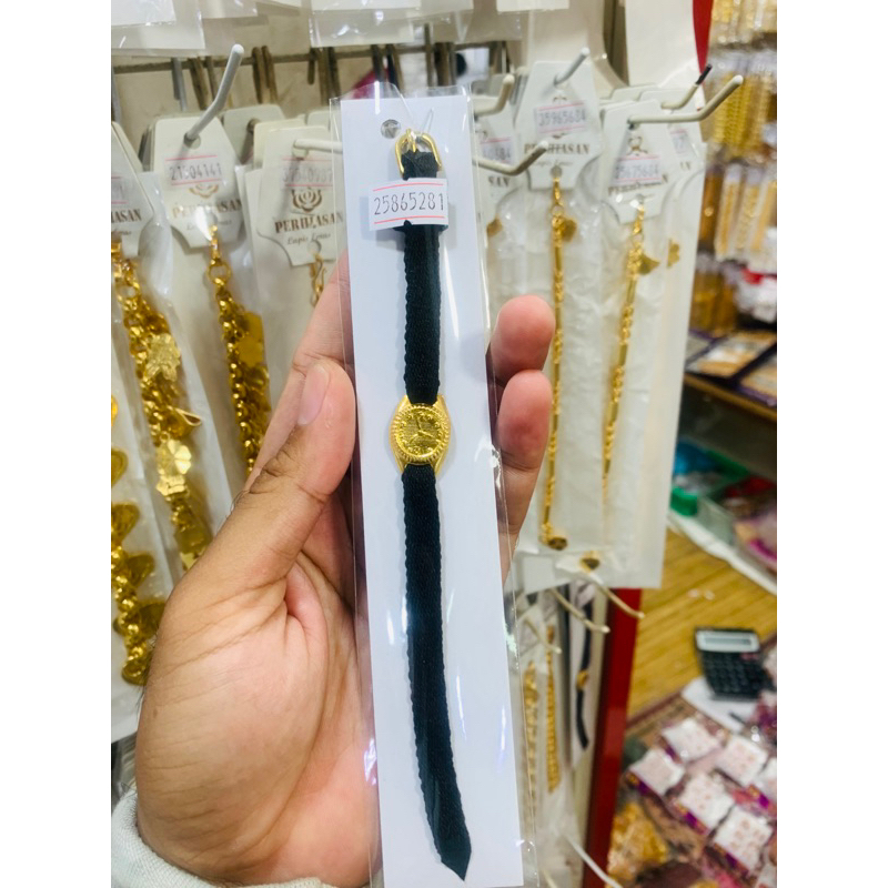 gelang sepuhan lapis emas anak