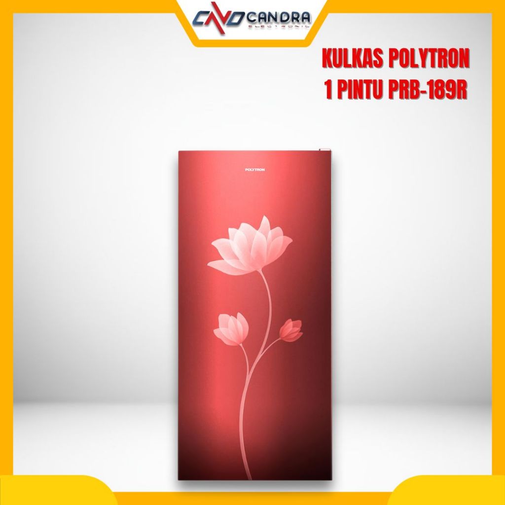 Kulkas Satu Pintu POLYTRON PRB 189R/Lemari Es Polytron