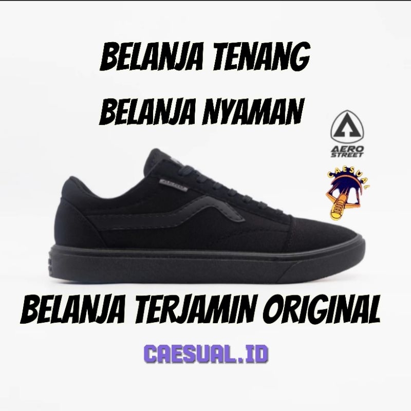 Aerostreet 37-44 Massive Low All Black