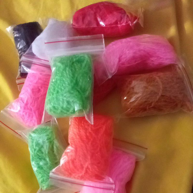 BENANG SIET WOLL RAJUT / SULAM / BENANG RAJUT 12 METER ROLL KECIL UNTUK PRAKARYA SULAM DAN RAJUT