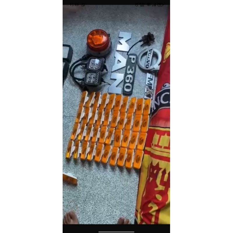 LAMPU MATA KUCING ATAU LAMPU SIDE MARKER VOLVO ORIGINAL