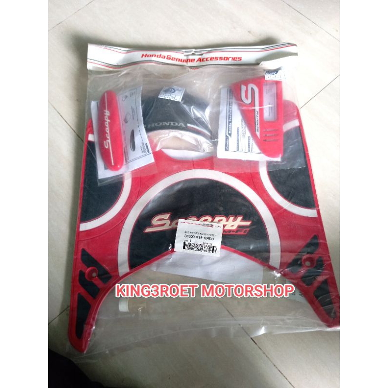 Karpet HONDA Scoopy fi paket aksesoris Full set Scoopy fi original HONDA
