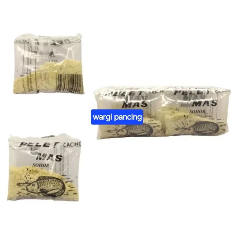 UMPAN PELET CACING KECIL-PELET IKAN MAS