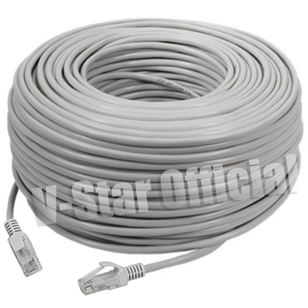Kabel Wifi Indihome 100 Meter UTP Tinggal Pakai Cat 5e