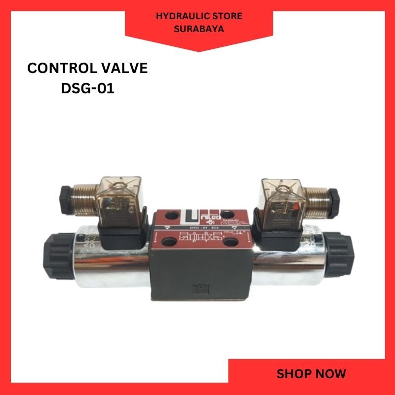 HIDROLIK SOLENOID VALVE DIRECTIONAL CONTROL VALVE DOUBLE DSG 01 3C60